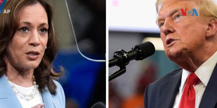 Las normas para el primer debate presidencial Harris-Trump aún no están definidas