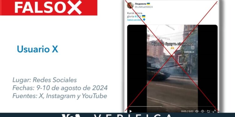 fue grabado en Kiev y circula desde mayo de 2023