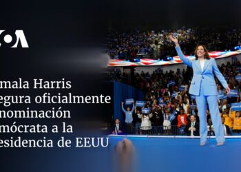 Kamala Harris asegura oficialmente la nominación demócrata a la presidencia de EEUU