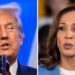 Trump y Harris se dirigen a estados en disputa de cara a las elecciones