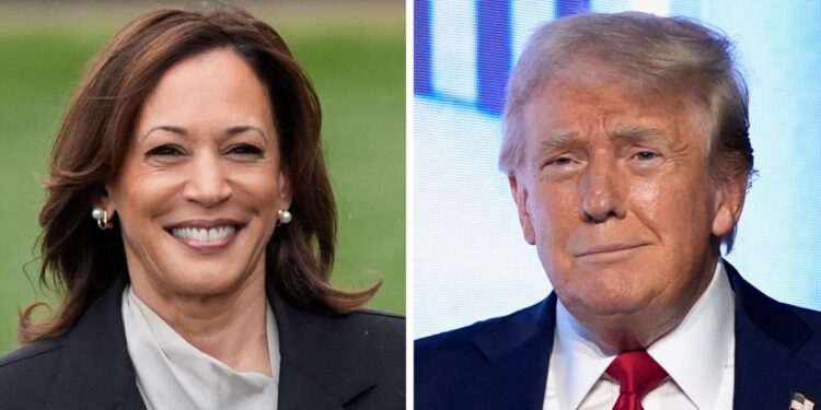 En la contienda presidencial el candidato republicano Donald Trump cuestionó identidad racial de Harris mientras ella lo desafia a debatir.