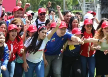 JPSUV se moviliza en Caracas por la paz y en defensa de victoria electoral del Presidente Maduro