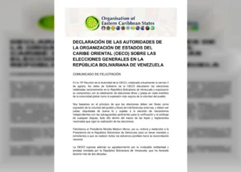 Venezuela agradeció respaldo de la OECO a la victoria del presidente Nicolás Maduro el 28j