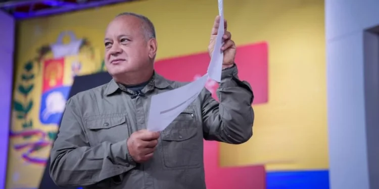 Diosdado Cabello: «Yo como jefe del Partido Socialista Unido de Venezuela tengo todas las actas»