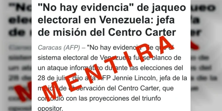 Canciller Gil: Jennie Lincoln lanzó a la basura prestigio del Centro Carter