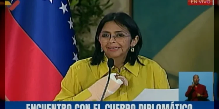Vicepresidenta Rodríguez: Hay una histeria internacional por las actas del proceso electoral en Venezuela