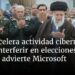 Irán acelera actividad cibernética para interferir en elecciones de EEUU, advierte Microsoft