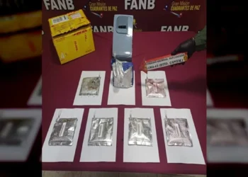 GNB incautó más de tres kilos de cocaína líquida en encomienda con destino España