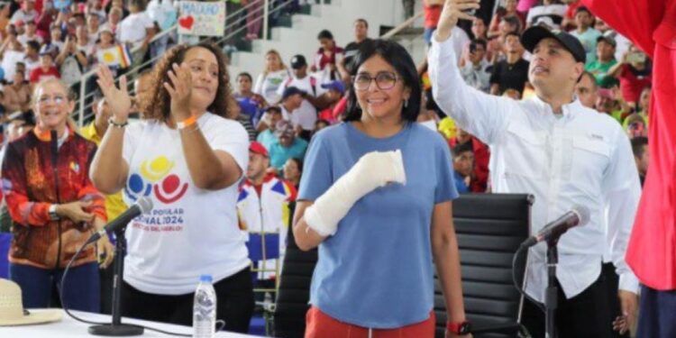 Vicepresidenta Rodríguez: Contra el fascismo más democracia