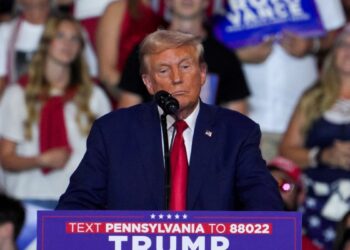 Donald Trump estuvo en un masivo evento de campaña en Carolina del Norte en medio de fuertes medidas de seguridad