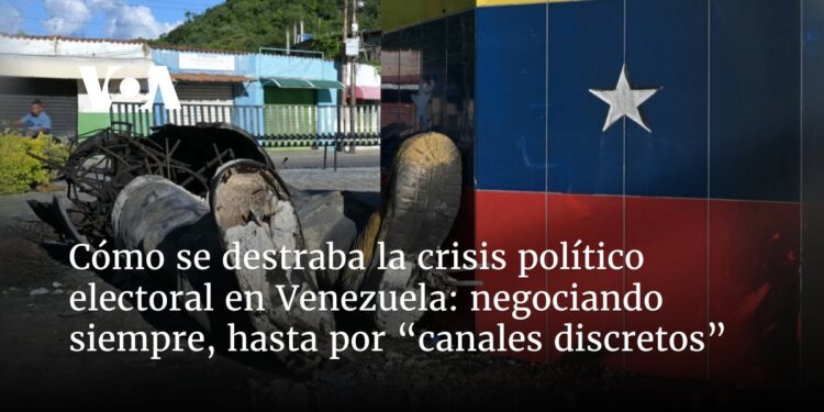 Negociaciones públicas y por «canales discretos» podrían destrabar crisis crisis política en Venezuela: analistas