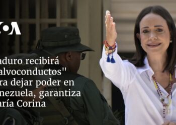 Maduro recibirá «salvoconductos» para dejar poder en Venezuela, garantiza María Corina