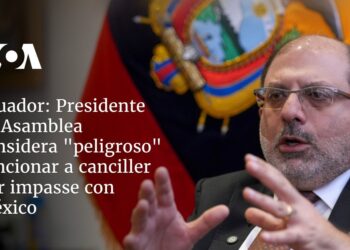 Presidente de Asamblea considera «peligroso» sancionar a canciller por impasse con México