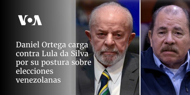 Daniel Ortega carga contra Lula da Silva por su postura sobre elecciones venezolanas