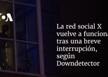 La red social X vuelve a funcionar tras una breve interrupción, según Downdetector