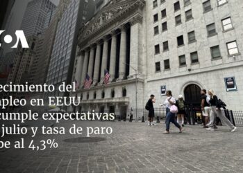 Crecimiento del empleo en EEUU incumple expectativas en julio y tasa de paro sube al 4,3%