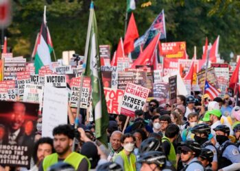 Manifestantes pro-palestinos condenan la guerra en Gaza mientras delegados abandonan la Convención Nacional Demócrata