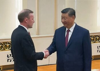 El asesor estadounidense de Seguridad Nacional, Jake Sullivan, se reunió en Beijing con el presidente Xi Jinping como parte de su visita.