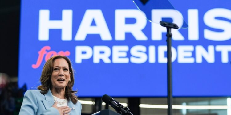 La virtual candidata demócrata a la presidencia Kamala Harris tendrá una semana de importantes definiciones
