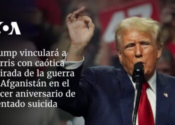 Trump vinculará a Harris con caótica retirada de la guerra de Afganistán en el tercer aniversario de atentado suicida