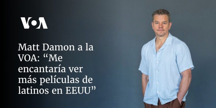 “Me encantaría ver más películas de latinos en EEUU”
