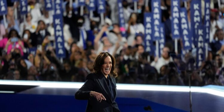 La vicepresidente Kamala Harris prometió este jueves ser “una presidente para todos los estadounidenses”