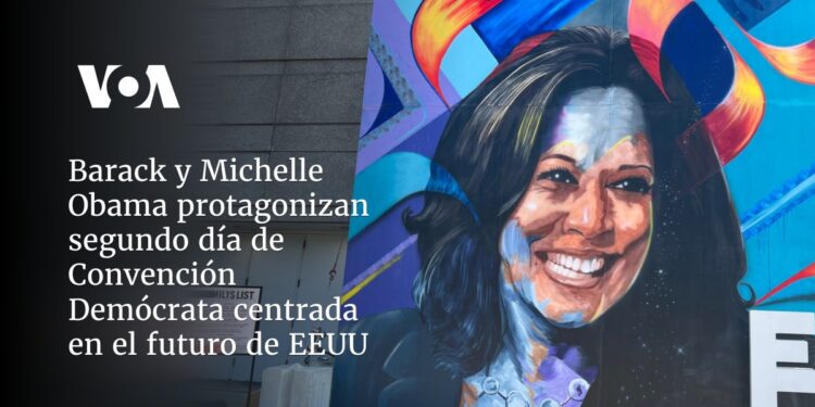 Barack y Michelle Obama protagonizan segundo día de Convención Demócrata centrada en el futuro de EEUU