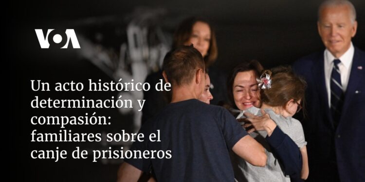 Un acto histórico de determinación y compasión: familiares de prisioneros estadounidenses