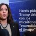 Harris pide a Trump debatir con los micrófonos «encendidos todo el tiempo»