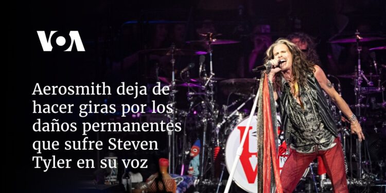 Aerosmith deja de hacer giras por los daños permanentes que sufre Steven Tyler en su voz