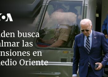 Biden busca calmar las tensiones en Medio Oriente