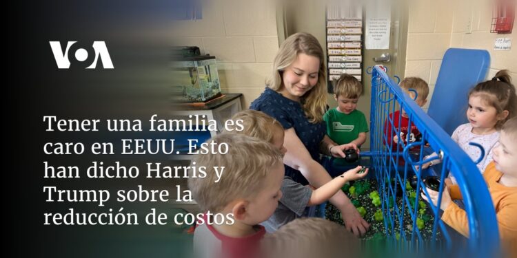 Tener una familia es caro en EEUU. Esto han dicho Harris y Trump sobre la reducción de costos
