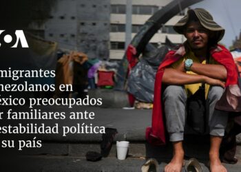 Inmigrantes venezolanos en México preocupados por familiares ante inestabilidad política en su país