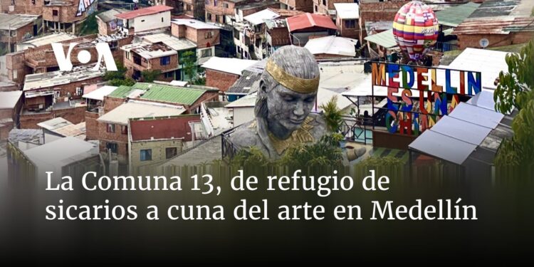 La Comuna 13, de refugio de sicarios a cuna del arte en Medellín