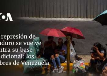 La represión de Maduro se vuelve contra su base tradicional: los pobres de Venezuela