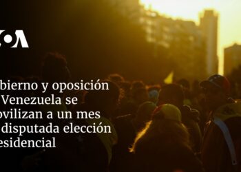 Gobierno y oposición de Venezuela se movilizan a un mes de disputada elección presidencial