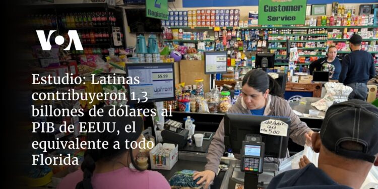 Latinas contribuyeron 1,3 mil millones de dólares al PIB de EEUU, el equivalente a todo Florida