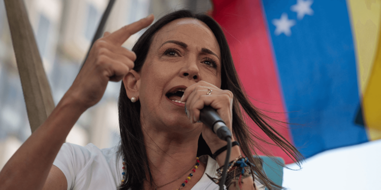 María Corina Machado, líder de la oposición venezolana, se dirigió a los ciudadanos