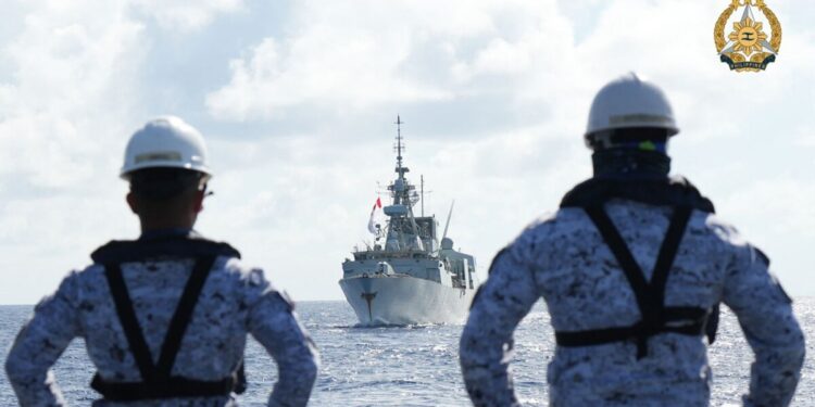 EEUU, Australia, Canadá y Filipinas hacen maniobras en el disputado mar de China Meridional