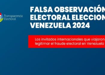 ONG señala que falsos observadores internacionales buscan legitimar el fraude electoral