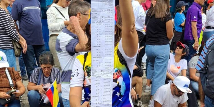 A un mes de las presidenciales, Caracas protesta en contra el fraude: Queremos cobrar