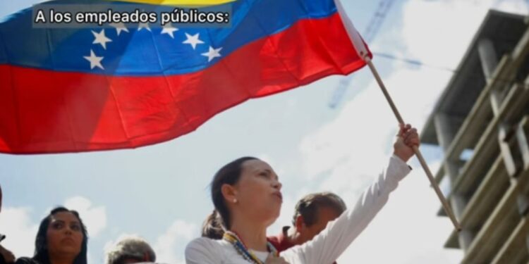 María Corina Machado a empleados públicos: divulguemos mensajes de fuerza
