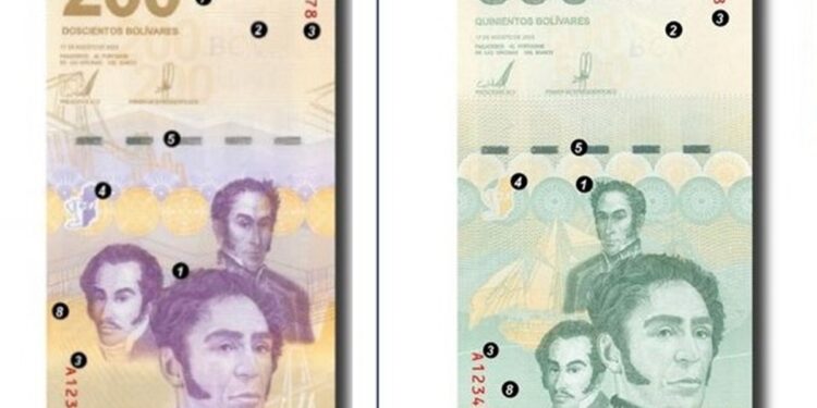 Estos son los elementos de seguridad de los nuevos billetes del cono monetario