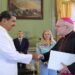 Presidente Maduro recibió cartas credenciales del Nuncio apostólico Monseñor Alberto Ortega Martín