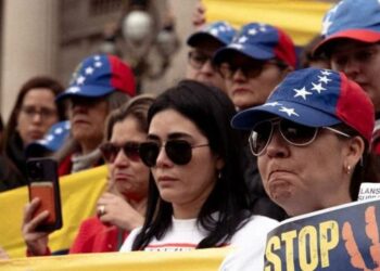 Así fue la concentración de venezolanos en el mundo para rechazar el fraude del dictador Maduro