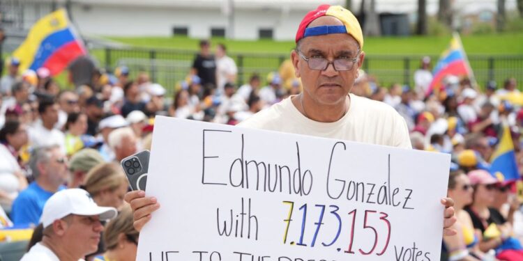 Miami se suma a la protesta mundial contra el fraude electoral en Venezuela