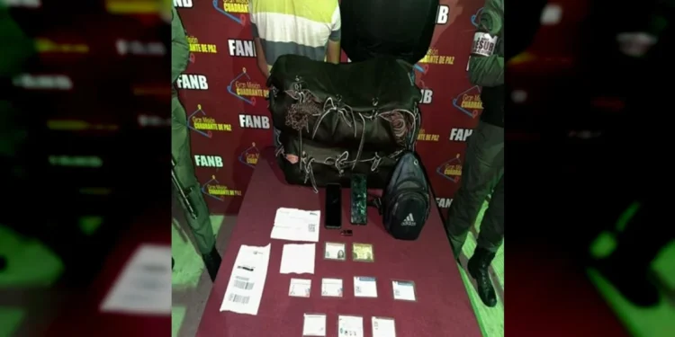 Más de 17 kilos de cocaína fueron incautados por efectivos de la Guardia Nacional Bolivariana en Aragua