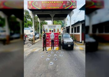 Táchira: GNB incautó cerca de 13 kilos de cocaína y detuvo a un ciudadano