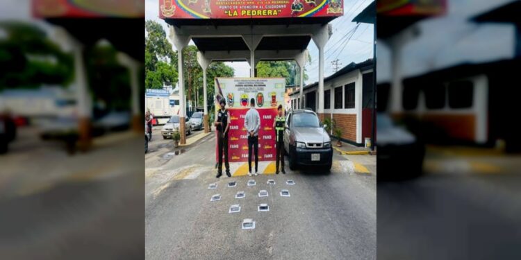 Táchira: GNB incautó cerca de 13 kilos de cocaína y detuvo a un ciudadano