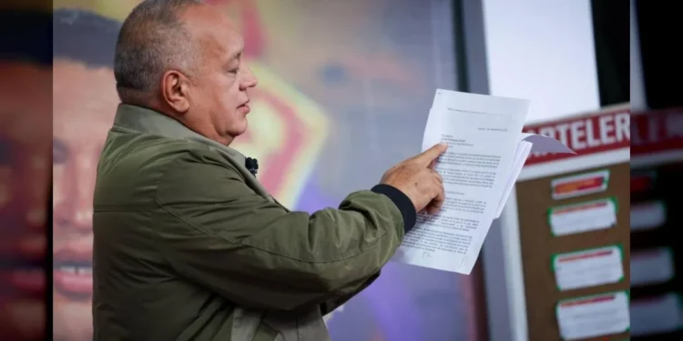 Cabello: González Urrutia al hablar de coacción señala de cómplice al embajador de España